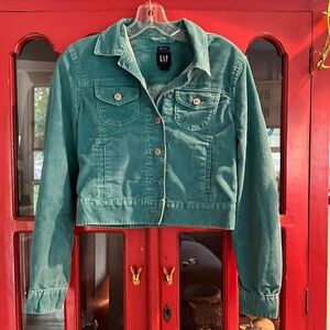 Gap corduroy cropped jacket.